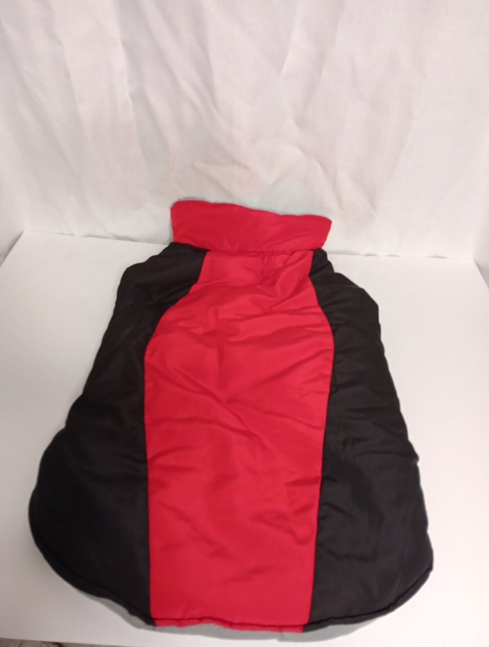 XL Fleece Lined Dog Jacket Red And Black